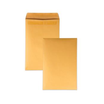 Quality Park Redi-Seal Catalog Envelope, 10 x 15, Brown Kraft, 250/Box