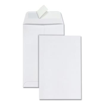 Quality Park Redi-Strip Catalog Envelope, 6 x 9, White, 100/Box