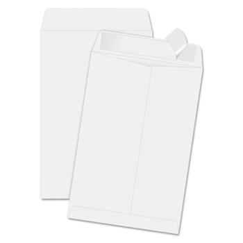 Quality Park Redi-Strip Catalog Envelope, 6 1/2 x 9 1/2, White, 100/Box