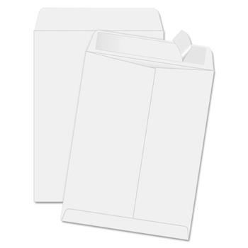 Quality Park Redi-Strip Catalog Envelope, 11 1/2 x 14 1/2, White, 100/Box