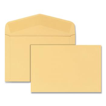 Quality Park™ Open Side Booklet Envelope, Traditional, 15 x 10, Cameo Buff, 100/Box