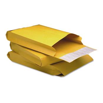 Quality Park Redi-Strip Kraft Expansion Envelope, Side Seam, 9 x 12 x 2, Brown, 25/Pack