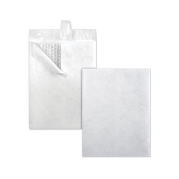 W.B. Mason Co. DuPont Tyvek Air Bubble Self-Seal Mailers, 9 in x 12 in, Side Seam, White, 25/Box