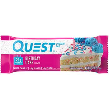 Quest Nutrition Birthday Cake Bars, 2.12 oz., 12/BX