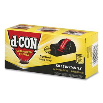 D-CON Reusable Mouse Trap Ultra Set Covered Safe New & Easy A BETTER Covered X2 