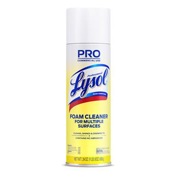 Professional Lysol Disinfectant Foam Cleaner, Fresh Scent, 24 oz Aerosol