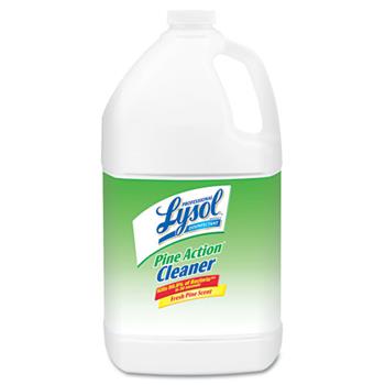Professional Lysol Disinfectant Pine Action Cleaner, Pine Scent, 1 gal Bottle, 4/CT