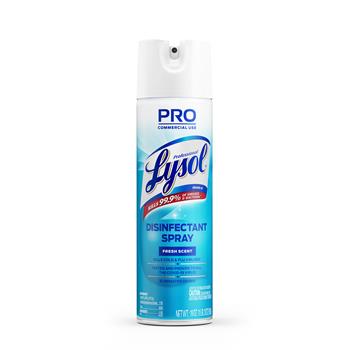 Professional Lysol Disinfectant Spray, 19 oz. Aerosol Can, Fresh Scent