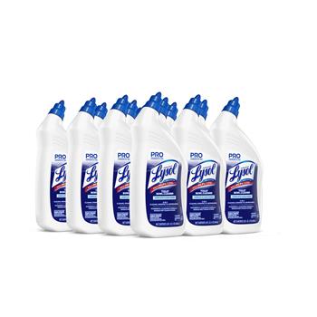 Lysol Disinfectant Toilet Bowl Cleaner, 32 oz Bottles, 12/Carton