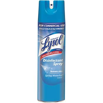 Professional Lysol Disinfectant Spray, 19 oz. Aerosol Can, Spring Waterfall&#174; Scent