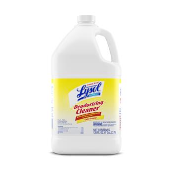 Professional Lysol Disinfectant Deodorizing Cleaner Concentrate, 1 gal. Bottle, Lemon Scent