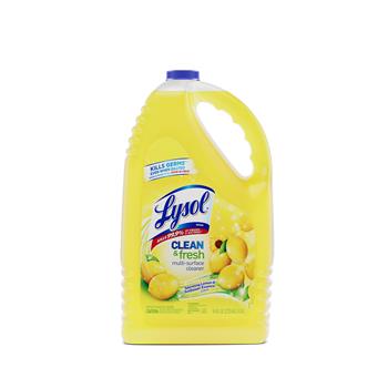 Lysol Clean &amp; Fresh MultiSurface Cleaner, Sparkling Lemon/Sunflower, 144 oz Bottle