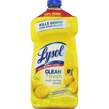 LYSOL® Brand Clean & Fresh Multi-Surface Cleaner, Lemon & Sunflower ...