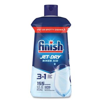 FINISH&#174; Jet-Dry Rinse Agent, 16oz Bottle, 6/Carton
