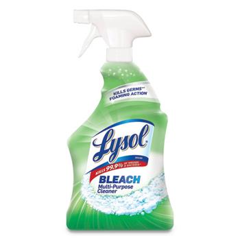 LYSOL&#174; Brand Power White &amp; Shine Multi-Purpose Cleaner with Bleach, 32 oz. Spray Bottle, 12/CT