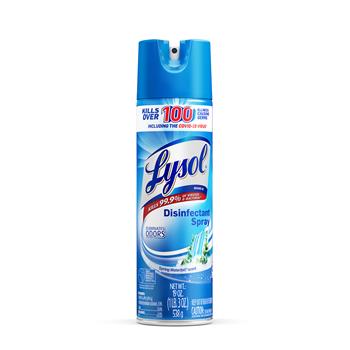 Lysol Disinfectant Spray, 19 oz. Aerosol Can, Spring Waterfall Scent