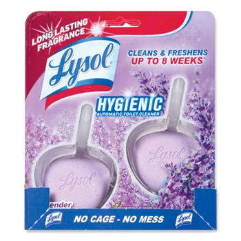 Lysol Hygienic Automatic Toilet Bowl Cleaner, Cotton Lilac, 2/PK