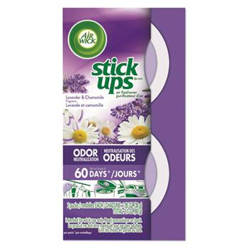 Air Wick Stick Ups Air Freshener, 2.1 oz, Lavender &amp; Chamomile, 12/CT