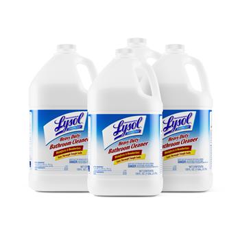 Professional Lysol Disinfectant Heavy-Duty Bathroom Cleaner Concentrate, 1 gal Bottles, 4/Carton