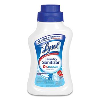 Lysol Liquid Laundry Sanitizer, Crisp Linen&#174; Scent , 41 oz. Bottle, 6 Bottles/Carton