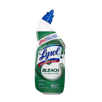 Lysol Disinfectant Toilet Bowl Cleaner with Bleach, 24 oz Bottle, Complete Clean Scent