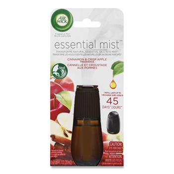 Air Wick Essential Mist Refill, Cinnamon and Crisp Apple, 0.67 oz, 6/Carton