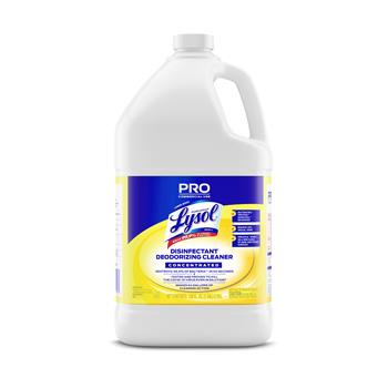 Professional Lysol Disinfectant Deodorizing Cleaner, Concentrate, Lemon Scent, 1 gal