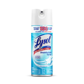Lysol Disinfectant Spray, Crisp Linen Scent, 12.5 oz Aerosol Spray