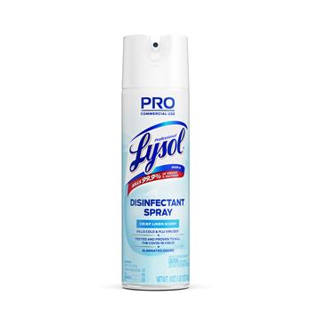 Professional Lysol Professional Disinfectant Spray, Crisp Linen, 19 oz