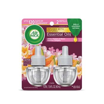 Air Wick Life Scents Scented Oil Refills, Summer Delights, 0.67 oz, 2/EA
