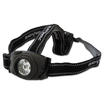 Rayovac Virtually Indestructible Flashlight, Headlamp, Black, 3 AAA