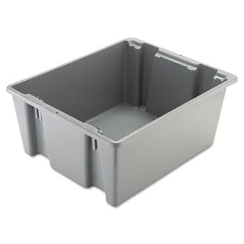 Rubbermaid Commercial Palletote Box, 19gal, Gray