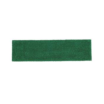 Rubbermaid Commercial Adaptable Flat Mop Microfiber Pad, 18 inch, Green, 12/PK