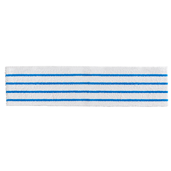 Rubbermaid Commercial Hygen 18&quot; Disposable Microfiber Pad, Blue, 50/Pack