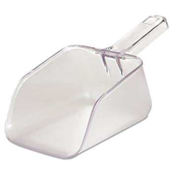 Rubbermaid Commercial Bouncer Bar/Utility Scoop, 32 oz, Clear