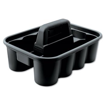 Rubbermaid&#174; Commercial Deluxe Carry Caddy, 8-Comp, 15w x 7 2/5h, Black