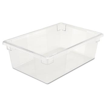 Rubbermaid&#174; Commercial Food/Tote Boxes, 12 1/2gal, 26w x 18d x 9h, Clear