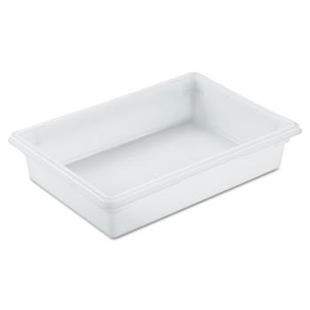 Rubbermaid&#174; Commercial Food/Tote Boxes, 8.5gal, 26w x 18d x 6h, White