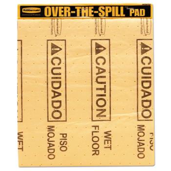 Rubbermaid Commercial Over-The-Spill Pad Tablet w/25 Medium Spill Pads