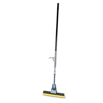 Rubbermaid Commercial Cellulose Sponge Mop with Steel Handle, 12 in., Bronze/Yellow
