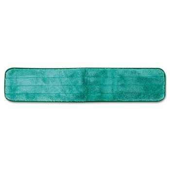 Rubbermaid Commercial Dry Hall Dusting Pad, Microfiber, 24&quot; Long, Green, 12/CT