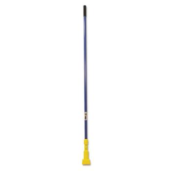 Rubbermaid Commercial Gripper Fiberglass Mop Handle, 60&quot;, Blue/Yellow