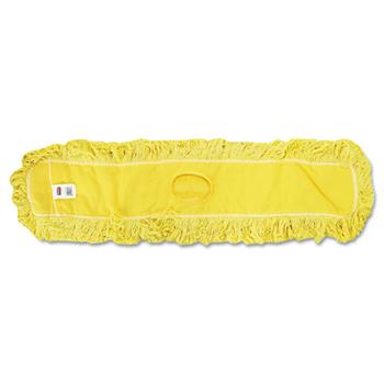 Rubbermaid Commercial Trapper Commercial Dust Mop, Looped-end Launderable, 5&quot; x 48&quot;, Yellow