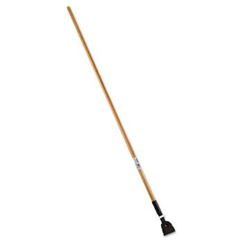 Rubbermaid Commercial Snap-On Wood Dust Mop Handle, 60 in., Natural