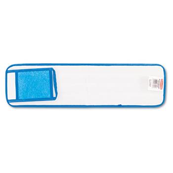 Rubbermaid Commercial Hygen Microfiber Wet Mop Head Pad, 24 inch, Blue