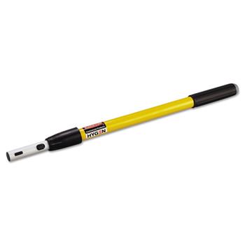 Rubbermaid&#174; Commercial Hygen Quick-Connect Straight Extendable Handle, 20-40 inch, Yellow