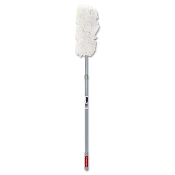 Rubbermaid Commercial HiDuster Dusting Tool with Straight Lauderable Head, 51&quot; Extension Handle