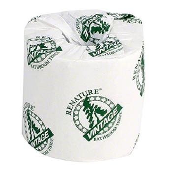 Callico Distributors Vintage Renature Toilet Paper, 1-ply, 4&quot; x 3&quot;, Recycled, 1000 Sheets/Roll,  96 Rolls/Case
