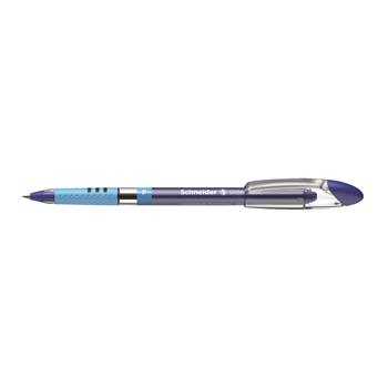 Schneider Slider Basic Ballpoint Pen, F, 0.7 mm, Blue Ink, 10/BX