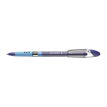 Schneider Slider Basic Ballpoint Pen, XB, 1.4 mm, Blue Ink, 10/BX